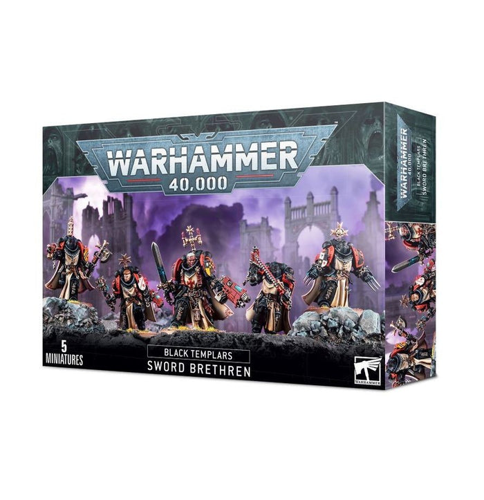 Games Workshop Warhammer 40K: Black Templars Sword Brethren (5 Models)