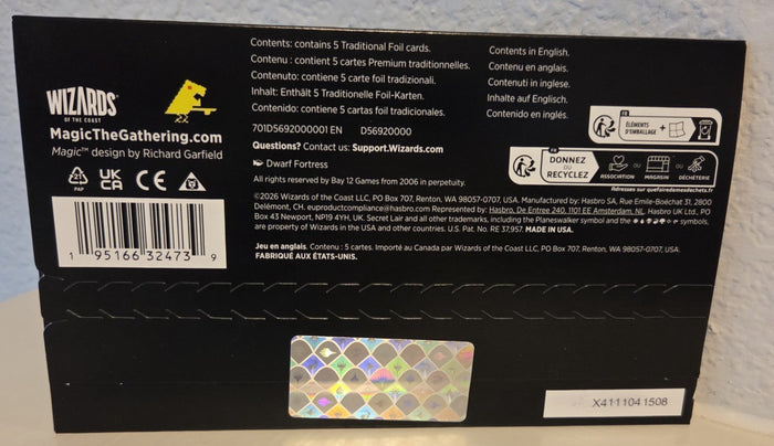 Magic: The Gathering - Secret Lair x Dwarf Fortress: Create New World Booster Box