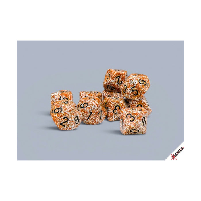 Chessex Speckled Dice d10: Rust (10-Pack)