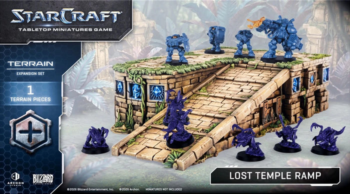 Archon Studio StarCraft: Tabletop Miniatures Game - Lost Temple Ramp Terrain Expansion