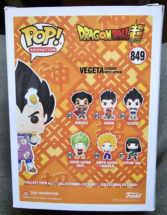 Funko Pop! Animation: Dragon Ball Super - Vegeta Cooking with Apron