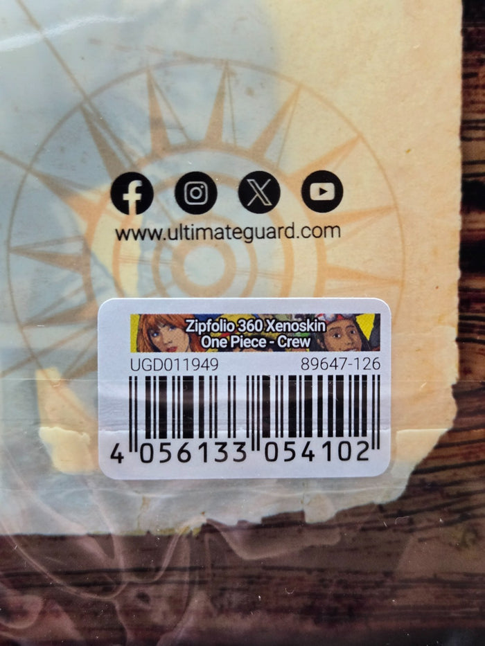 Ultimate Guard Netflix One Piece Crew Zipfolio 360: 18-Pocket Xenoskin