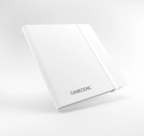 GameGenic Casual Album 24-Pocket Binder Portfolio: White (Holds 480 Cards)
