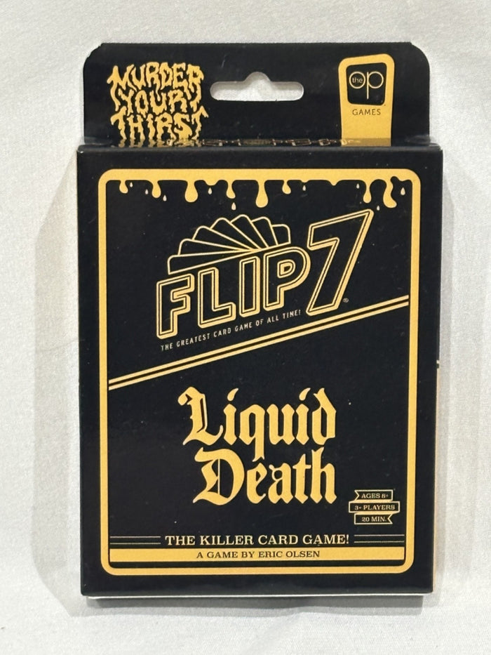 The OP Games Flip 7: Liquid Death Edition Card Game