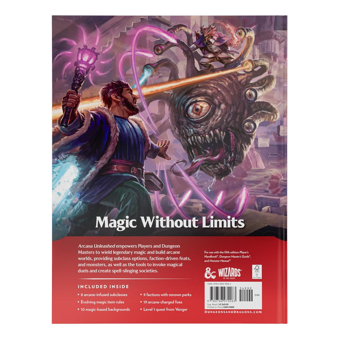 Dungeons & Dragons: Arcana Unleashed Expansion Book