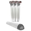 Monster Protectors Prism Silver Play Mat Storage Tube: Clear with Silver Cap