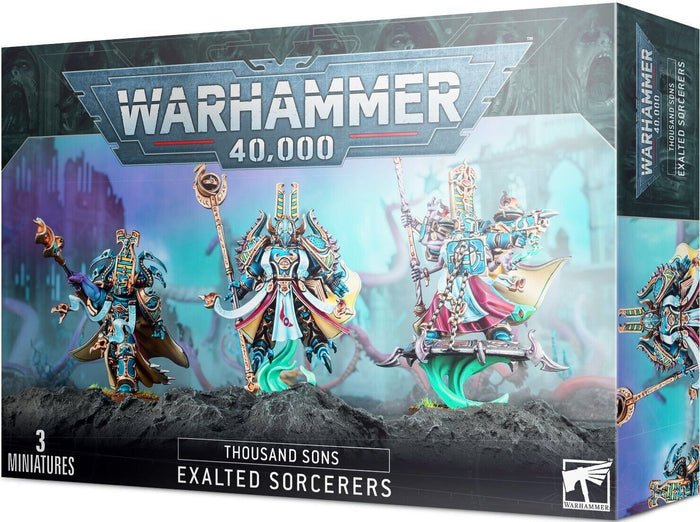 Warhammer 40,000: Thousand Sons Exalted Sorcerers (3 Miniatures)