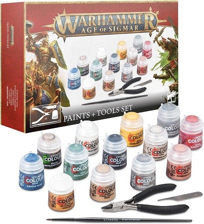 Games Workshop Warhammer 40K: Paint and Tool Set