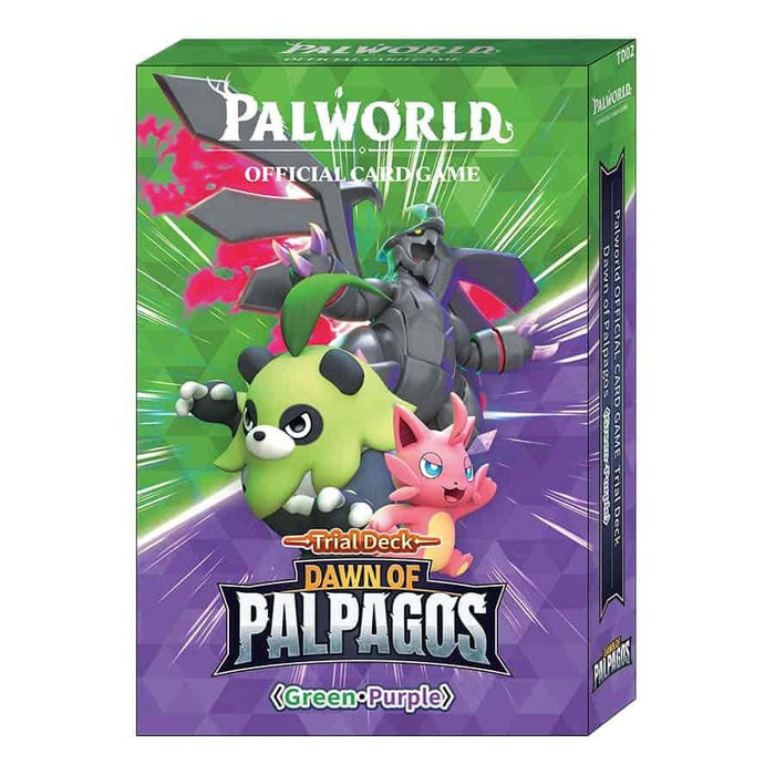 Bushiroad Palworld Official Card Game: Dawn of Palpagos Green-Purple Trial Deck