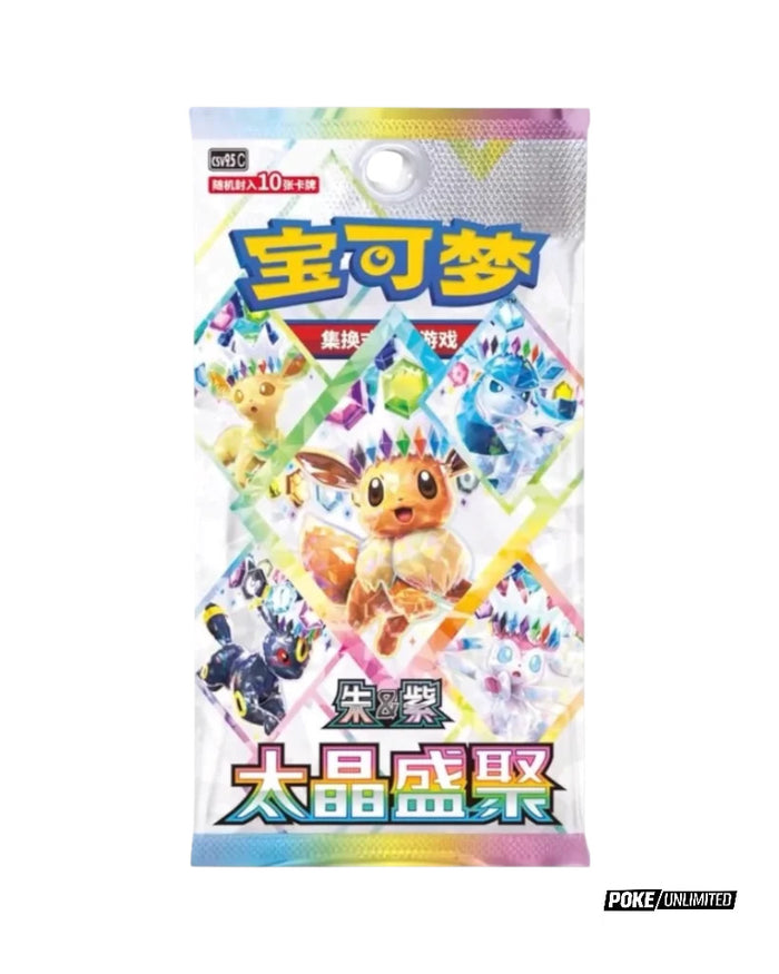 Pokemon TCG: Terastal Gathering Eevee Binder Set - Simplified Chinese