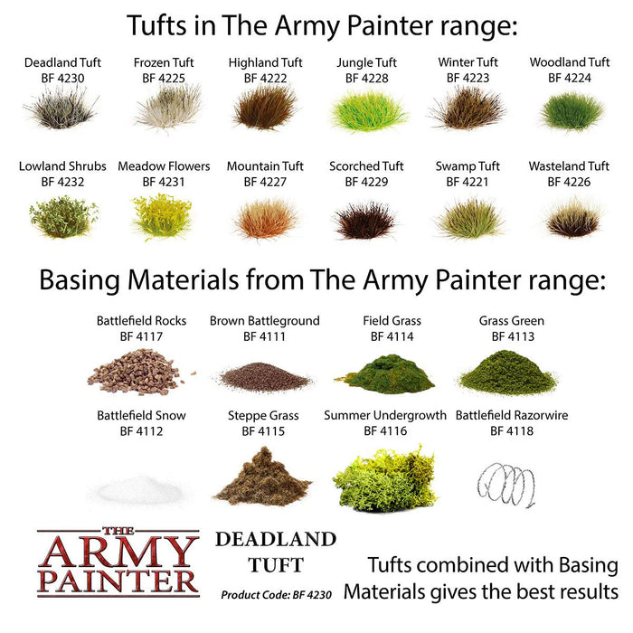 The Army Painter Deadland Tuft Terrain: Miniature Bases & Dioramas
