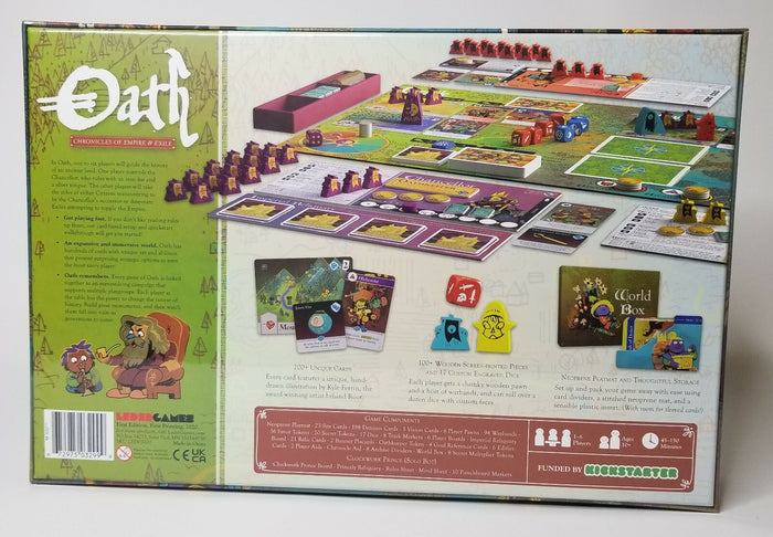 Leder Games Oath: Chronicles of Empire and Exile Board Game