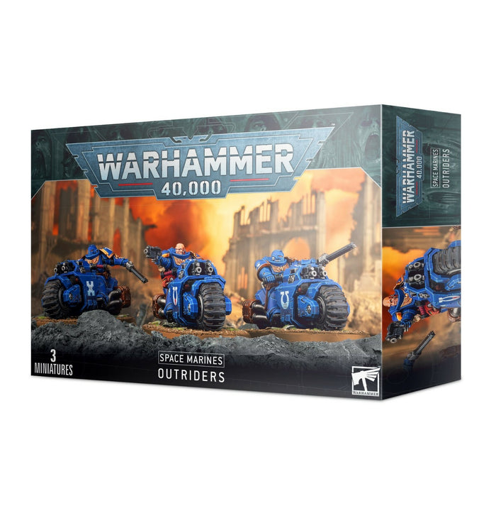 Games Workshop Warhammer 40K: Space Marines Outriders (3 Models)
