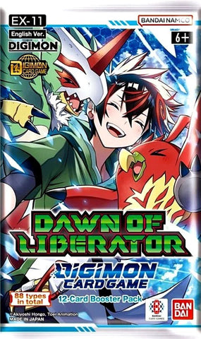 Bandai Digimon Card Game: Dawn of Liberator Extra Booster Pack EX11 (12 Cards)
