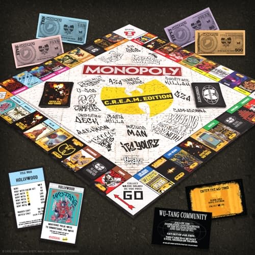 Monopoly: Wu-Tang Clan - C.R.E.A.M. Edition Board Game