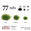 The Army Painter: Woodland Tuft Miniature Base Tufts