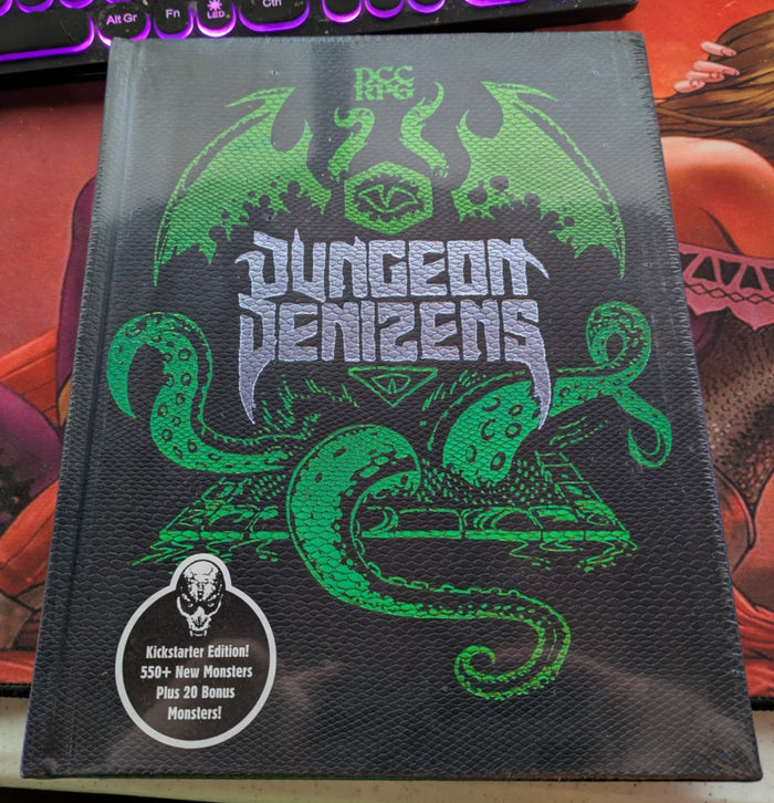 Goodman Games DCC RPG: Dungeon Denizens Kickstarter Edition Hardcover