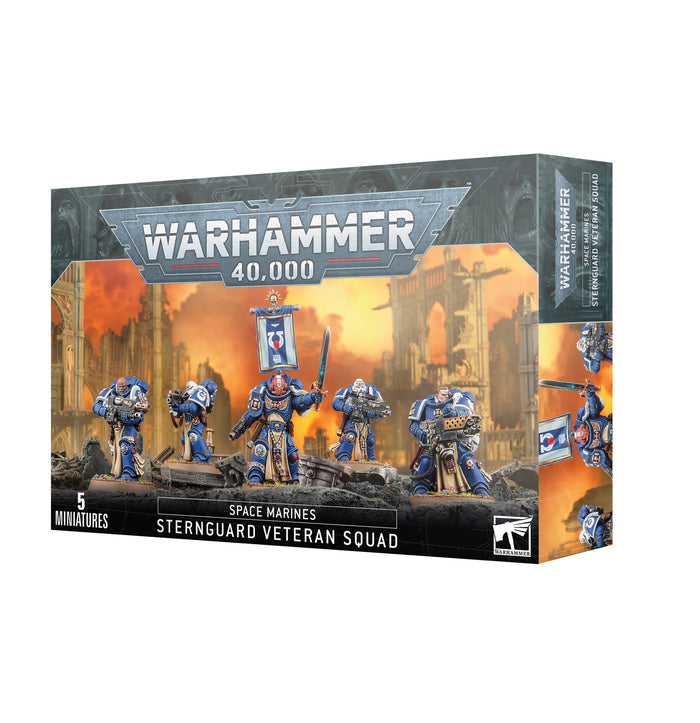 Games Workshop Warhammer 40K: Space Marines Sternguard Veteran Squad (10 Models)