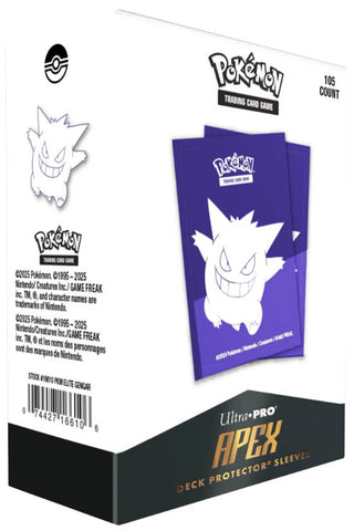 Ultra Pro Pokémon Apex Deck Protector Sleeves: Gengar (105 Count)