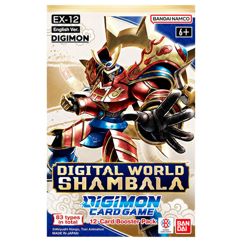 Digimon Card Game: Digital World Shambala Extra Booster Box (12 Packs)