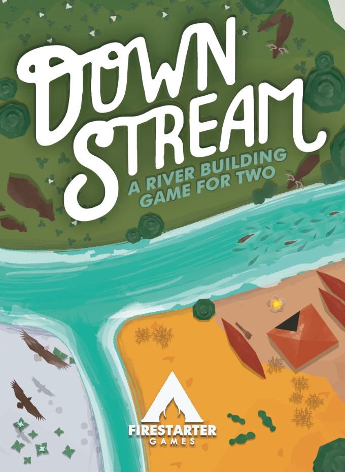 Downstream: A River Building Game for Two