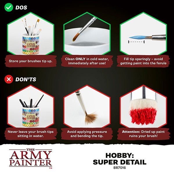 The Army Painter Wargamer Layering 1 Paint Brush