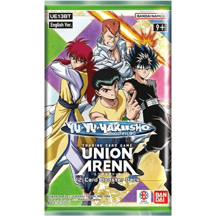 Bandai Union Arena: Yu Yu Hakusho Ghost Files UE13BT Booster Pack
