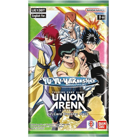 Bandai Union Arena: Yu Yu Hakusho Ghost Files UE13BT Booster Pack