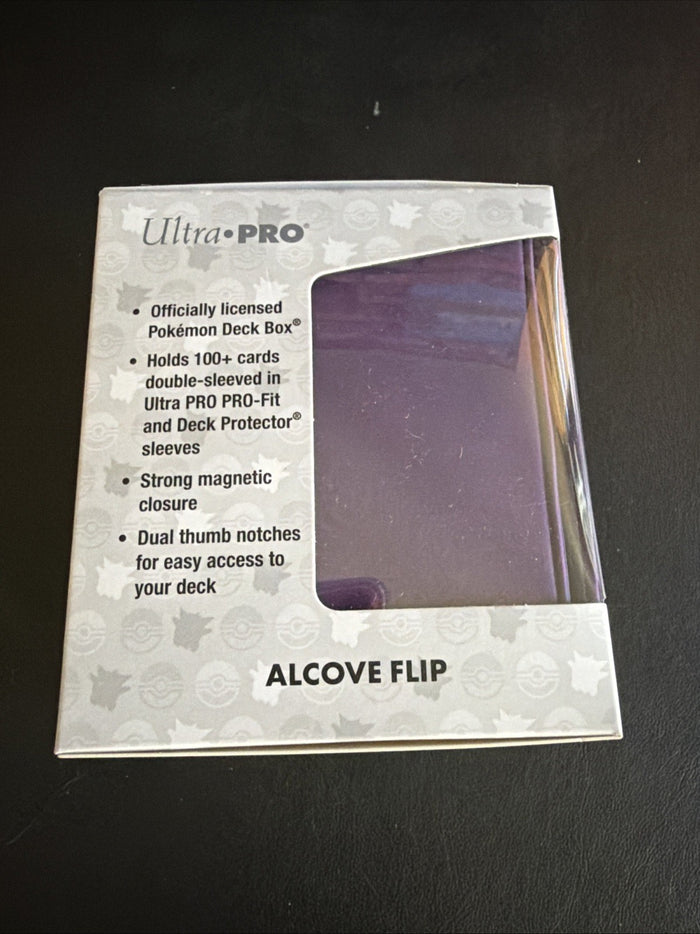 Ultra PRO Gengar ALCOVE Flip Deck Box: Magnetic 100 Card Capacity
