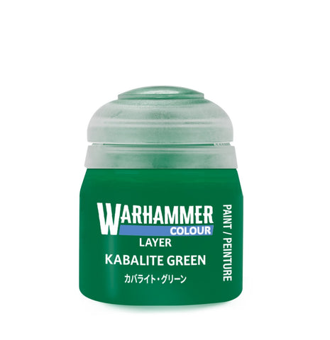 Citadel Layer Paints: Kabalite Green 12ml Pot