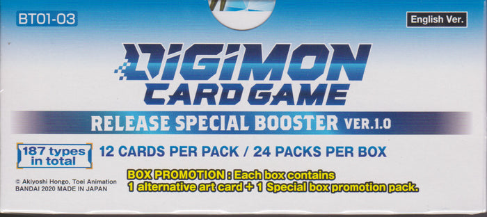 Bandai Digimon Card Game V 1.0 Booster Box (24 Packs)