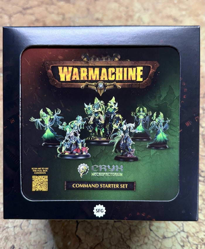 Steamforged Games Warmachine: Cryx Necrofactorium Command Starter Set