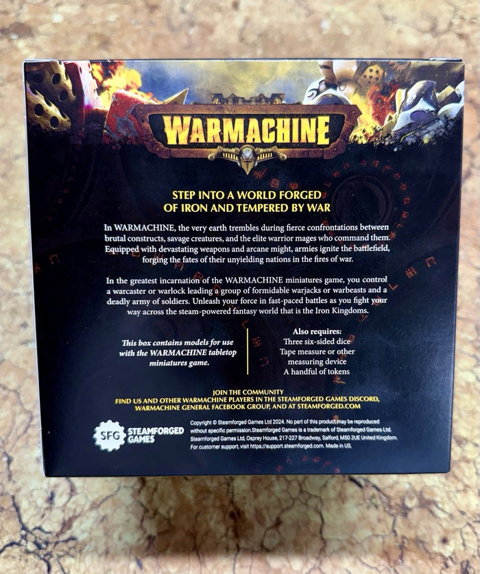 Steamforged Warmachine: Emperor Carver Ultimus Esquire III War Boar Miniature