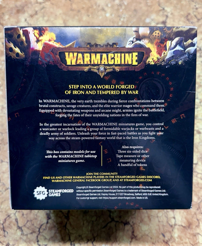 Warmachine: Southern Kriels Fire Tongue Warriors Command Cadre Miniatures