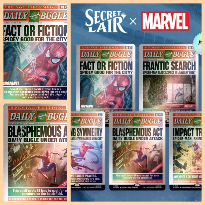 Magic: The Gathering - Secret Lair x Marvel's Spider-Man: Daily Bugle Breaking Foil Booster Box