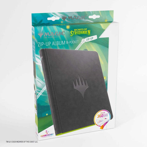 GameGenic Magic: The Gathering - Secrets of Strixhaven Prime Zip-Up Album 18-Pocket
