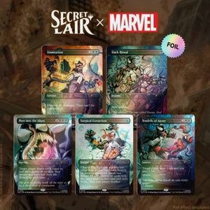 Magic: The Gathering - Secret Lair: Marvel Spider-Man Venom Unleashed Foil Booster Box