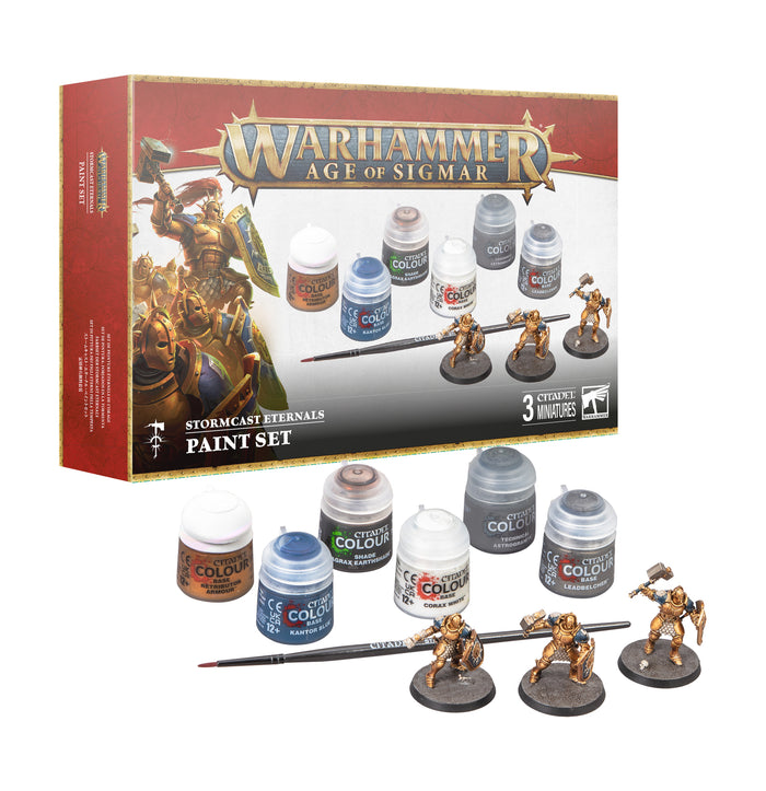 Games Workshop Warhammer Age of Sigmar: Stormcast Eternals Paint Set