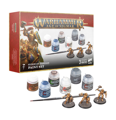 Games Workshop Warhammer Age of Sigmar: Stormcast Eternals Paint Set
