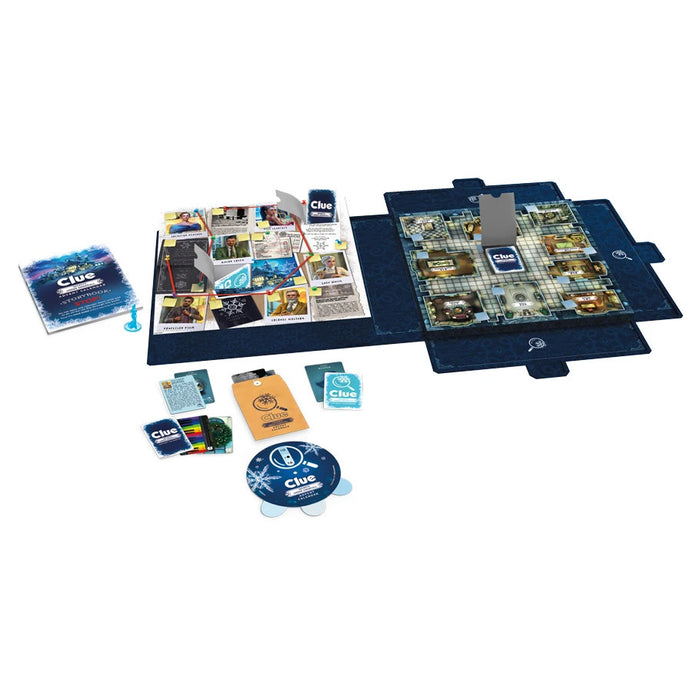 Hasbro Clue: Secrets Under Snowfall Advent Calendar Mystery Game