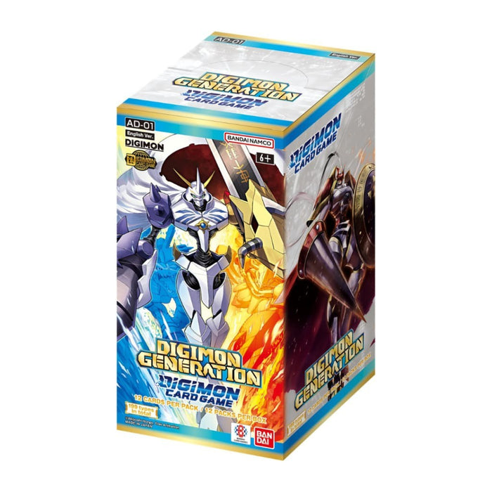 Bandai Digimon Card Game: AD-01 Digimon Generation Booster Box (24 Packs)