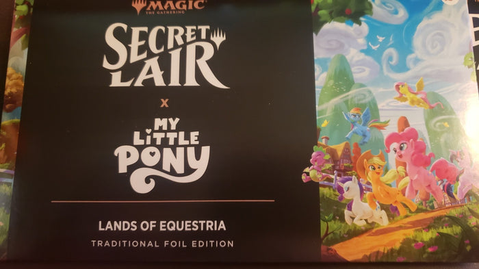 Magic: The Gathering - Secret Lair x My Little Pony Friendship is Magic Lands of Equestria Foil Booster Box (24 Packs)