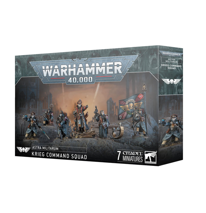 Games Workshop Warhammer 40K: Astra Militarum Krieg Command Squad (10 Models)