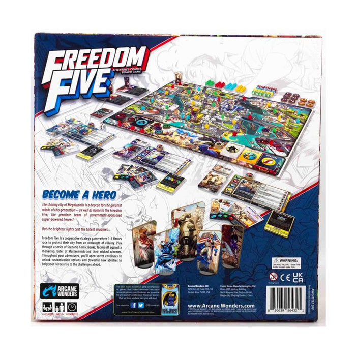 Arcane Wonders Freedom Five: Retail Edition Board Game