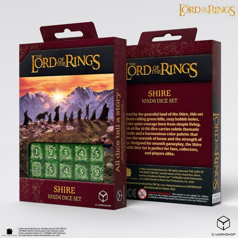The Lord of the Rings: Shire Dice Set (10 Dice)