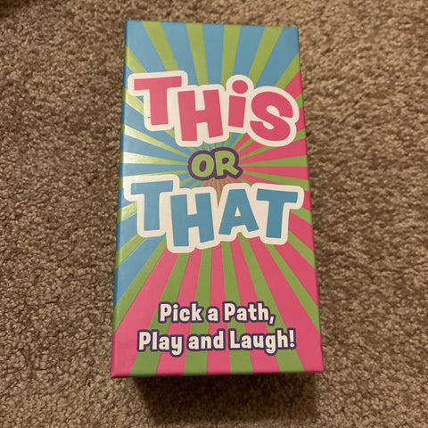 This or That Party Game (2-6 Players)