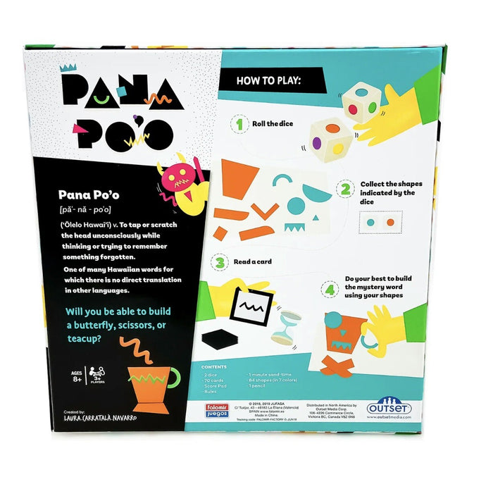Outset Media Pana Po'o Board Game (3+ Players)