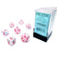 Chessex Polyhedral Festive Dice Set: Pop Art Red