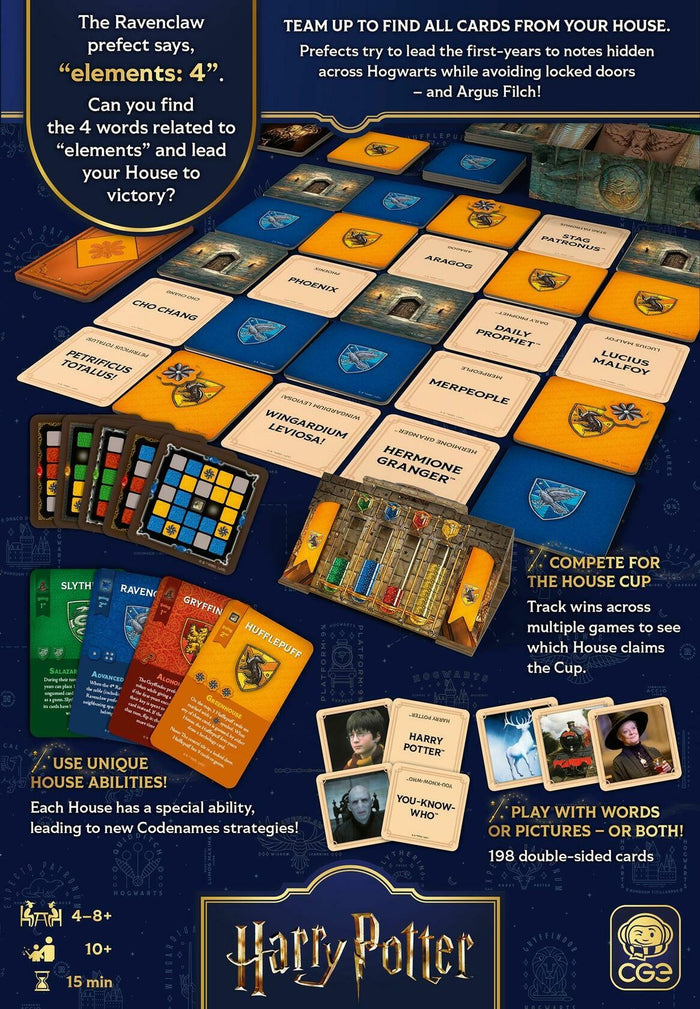 Codenames: Back to Hogwarts Board Game