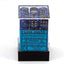 Chessex Dice Block: 36 Gemini Black-Blue with Gold d6 Dice